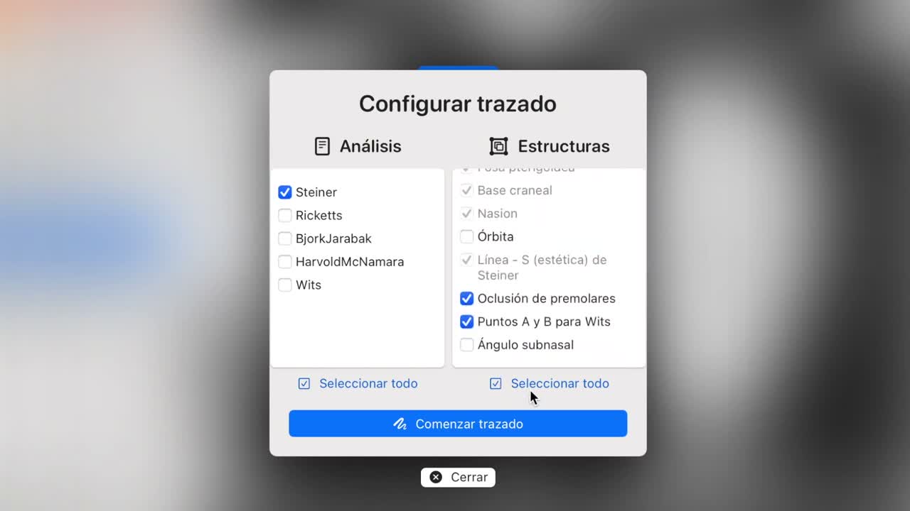Cephalometric tracing on iPadOS - screenshot 1