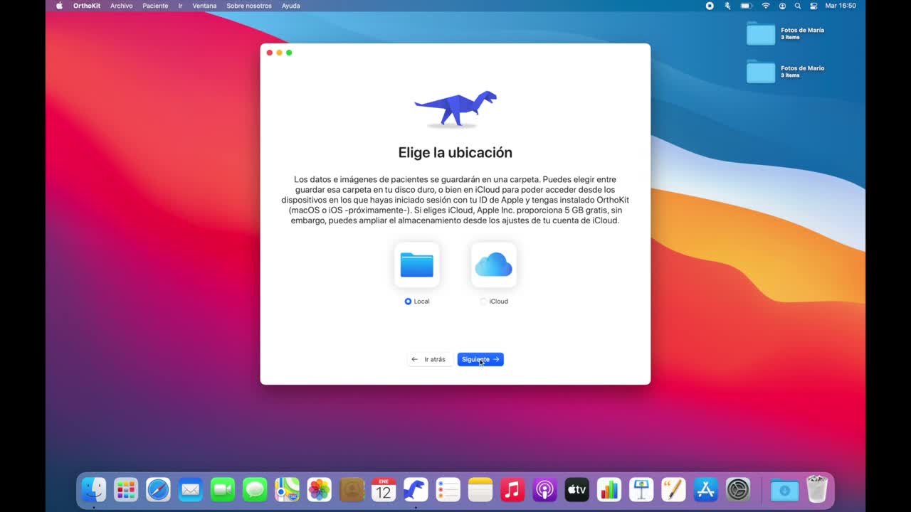 Installation and first steps on macOS - screenshot 2