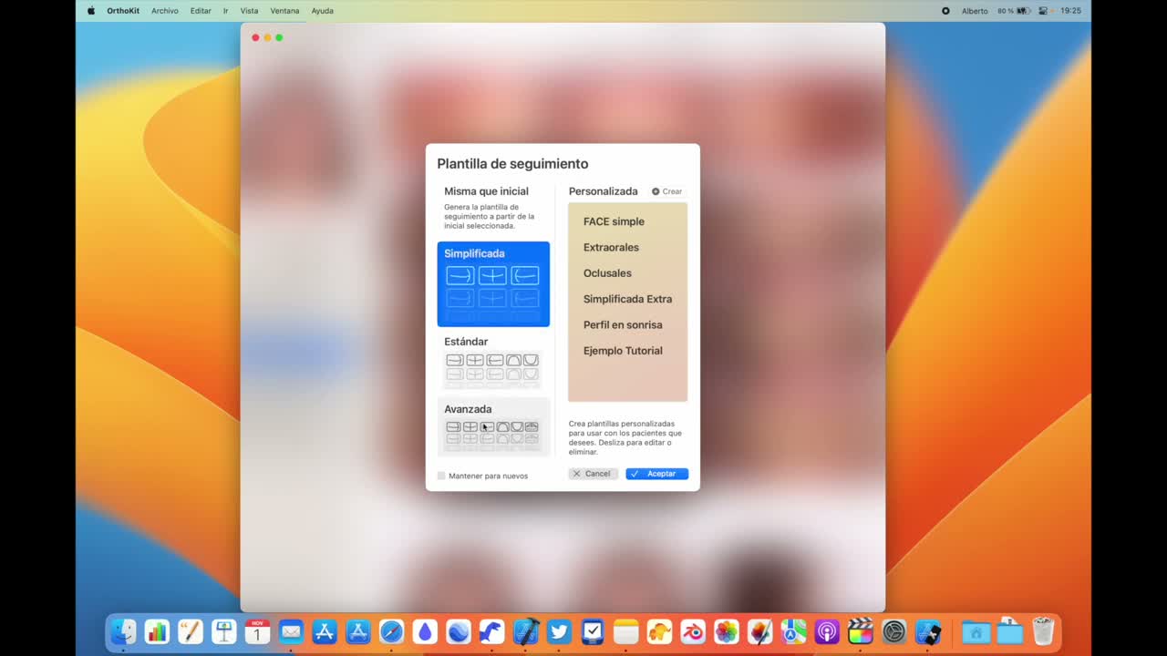 Customizing templates on macOS - screenshot 6